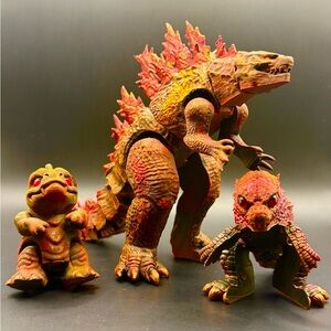 Godzilla set 3 Fire
